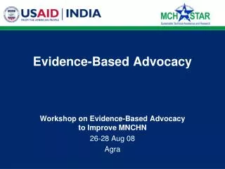 Evidence-Based Advocacy