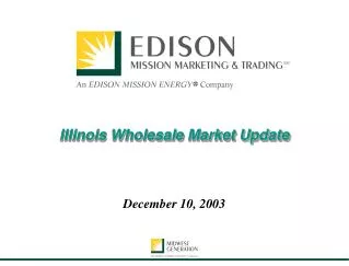 Illinois Wholesale Market Update