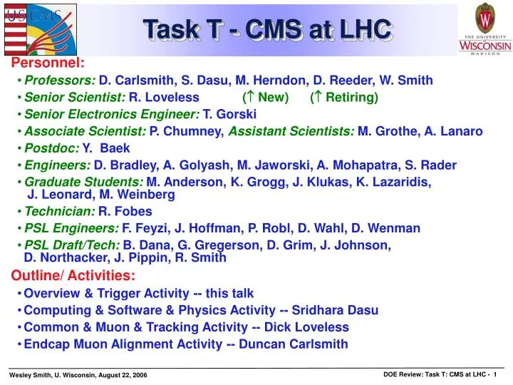 task t cms at lhc