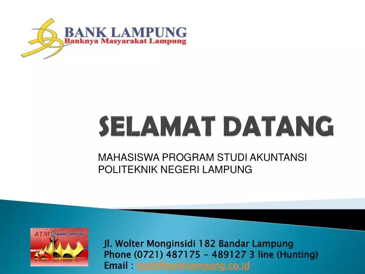 selamat datang