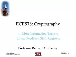 ECE578: Cryptography