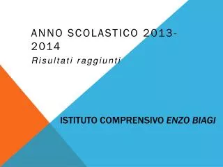 istituto comprensivo enzo biagi