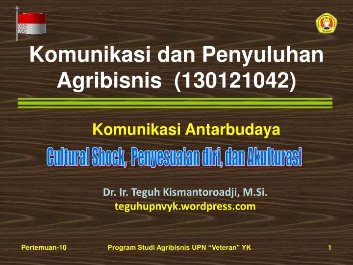 komunikasi dan penyuluhan agribisnis 130121042