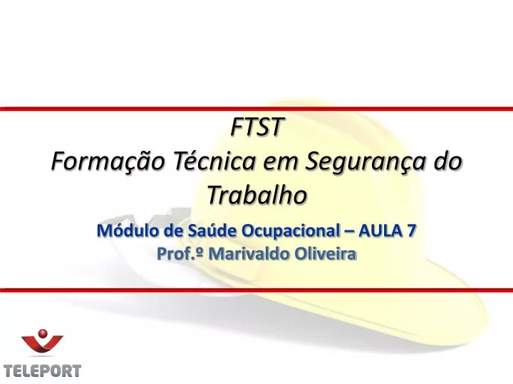 m dulo de sa de ocupacional aula 7 prof marivaldo oliveira