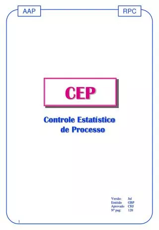 controle estat stico de processo