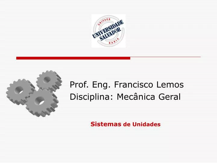 prof eng francisco lemos disciplina mec nica geral