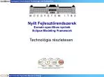 Nyílt Fejlesztőrendszerek Domain specifikus nyelvek Eclipse Modeling Framework - slide 1