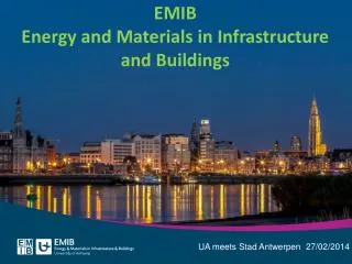 emib energy and materials in infrastructure and buildings