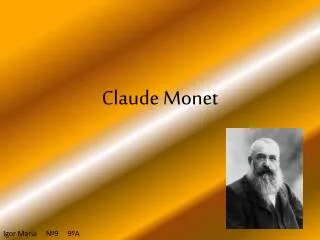 claude monet