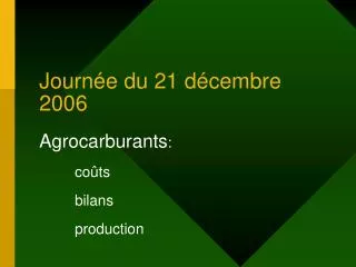 journ e du 21 d cembre 2006