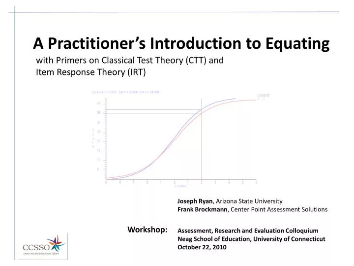 a practitioner s introduction to equating