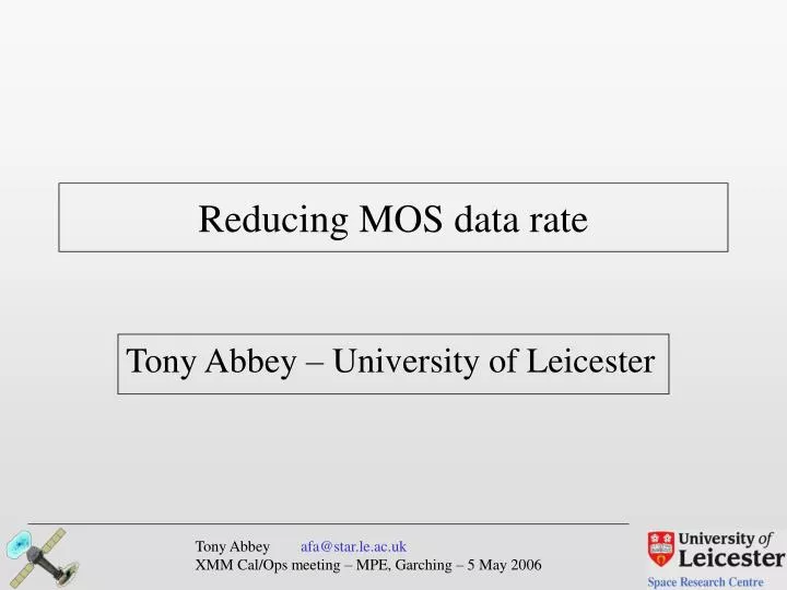 reducing mos data rate