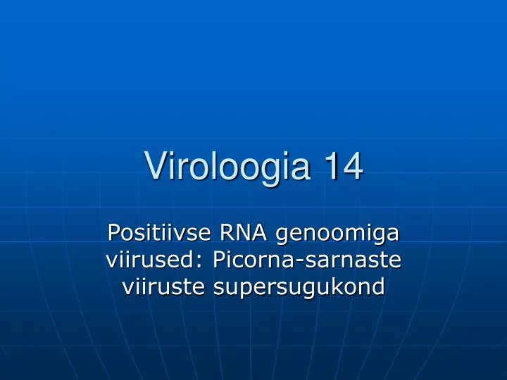 viroloogia 14