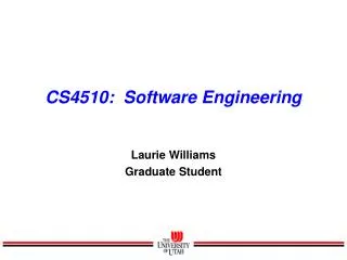 CS4510: Software Engineering