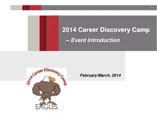 2014 Career Discovery Camp -- Event Introduction