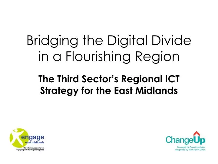 bridging the digital divide in a flourishing region