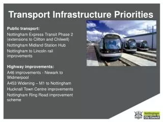 Transport Infrastructure Priorities