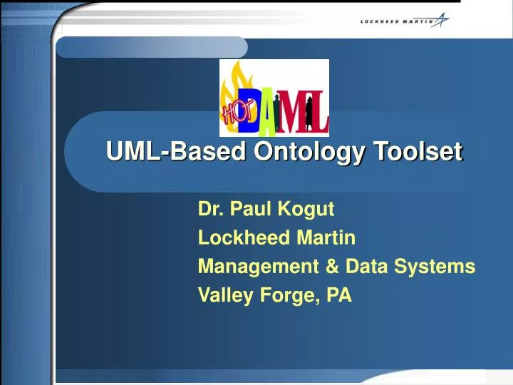 uml based ontology toolset