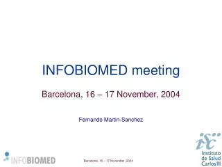 INFOBIOMED meeting