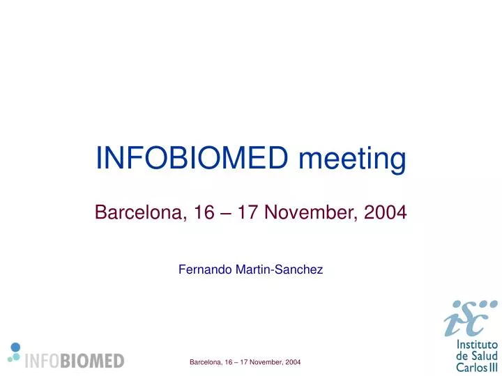 infobiomed meeting