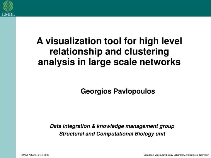 data integration knowledge management group structural and computational biology unit