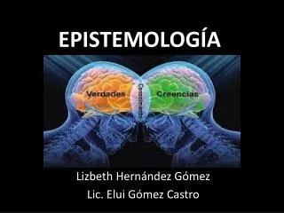 epistemolog a