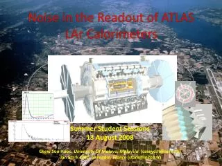 Noise in the Readout of ATLAS LAr Calorimeters