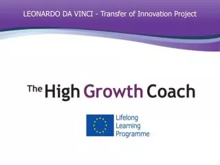 LEONARDO DA VINCI - Transfer of Innovation Project