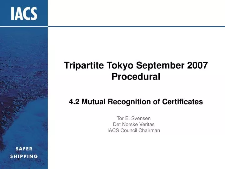 tripartite tokyo september 2007 procedural