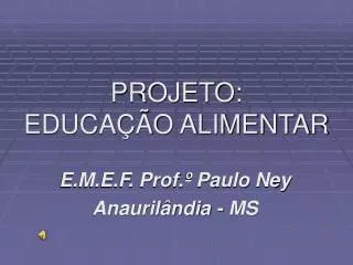 projeto educa o alimentar