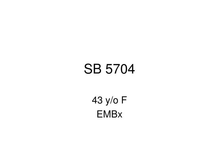 sb 5704
