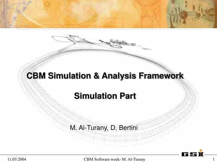 cbm simulation analysis framework simulation part