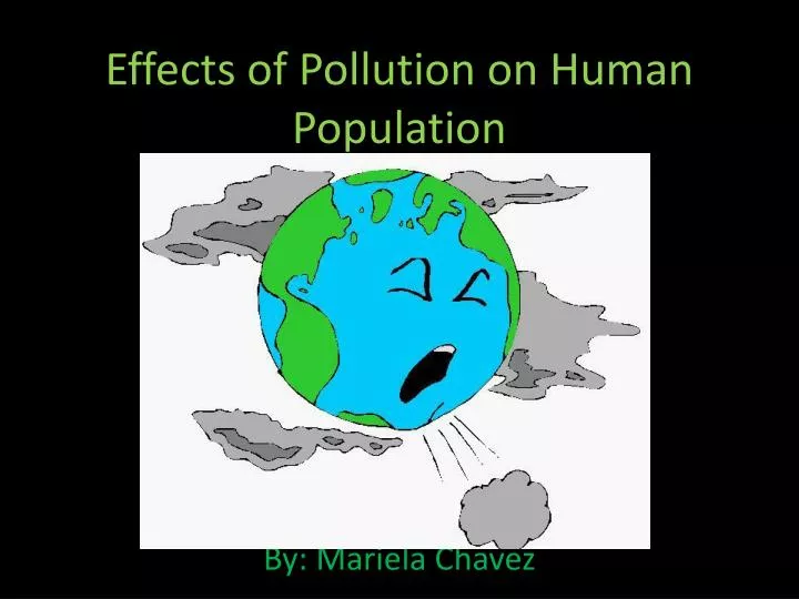 effects of pollution on human population