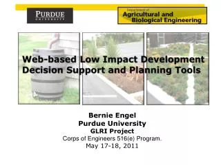 Web-based Low Impact Development Decision Support and Planning Tools