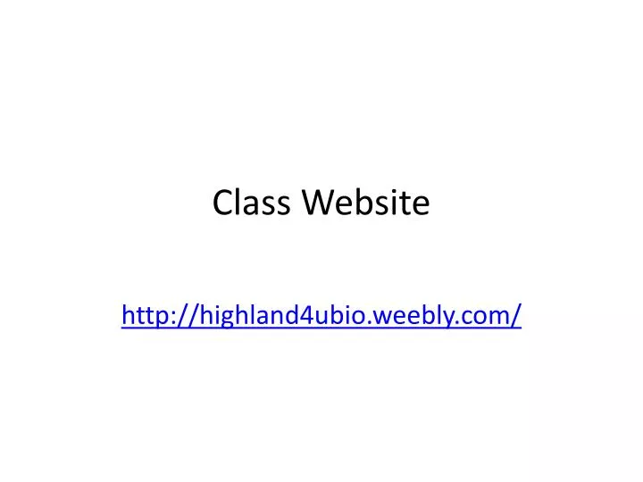 class website