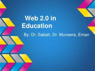 Web 2.0 in Education