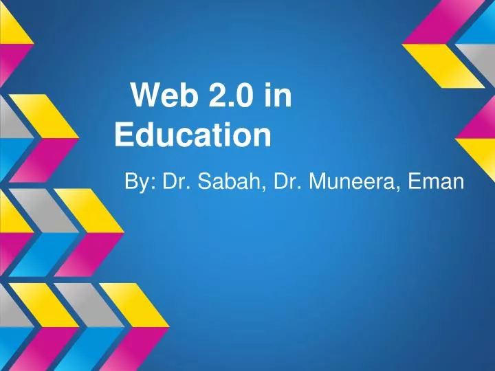 web 2 0 in education