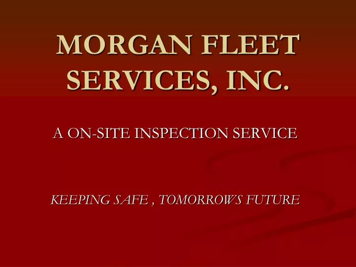 morgan fleet services inc