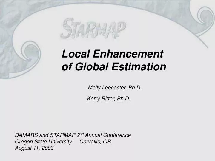 local enhancement of global estimation