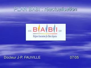 plan babi r actualisation