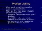 Product Liability - slide 1