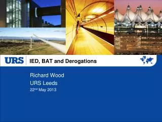 IED, BAT and Derogations
