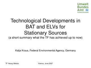 Katja Kraus, Federal Environmental Agency, Germany