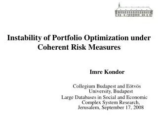 Instability of Portfolio Optimization under Coherent Risk Measures