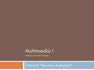 multimedia i profesor di ariel amad o