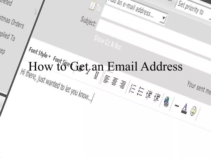 how to get an email address