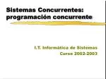 Sistemas Concurrentes: programación concurrente - slide 1
