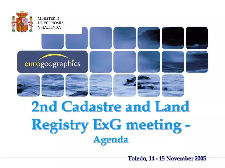 2nd cadastre and land registry exg meeting agenda