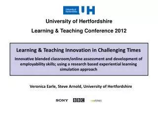 Learning &amp; Teaching Innovation in Challenging Times