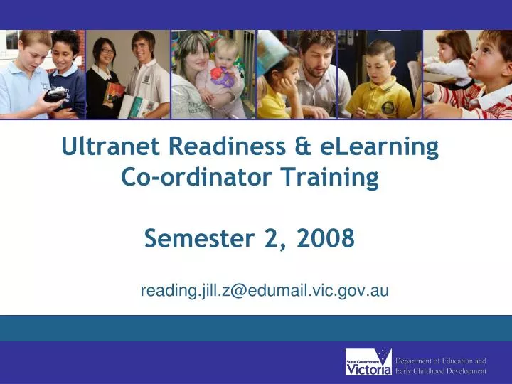 ultranet readiness elearning co ordinator training semester 2 2008
